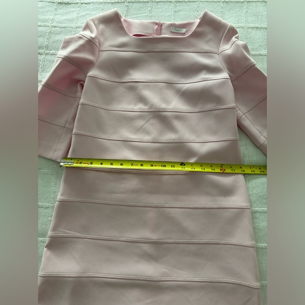 RIANI Soft Pink Long Sleeve Dress